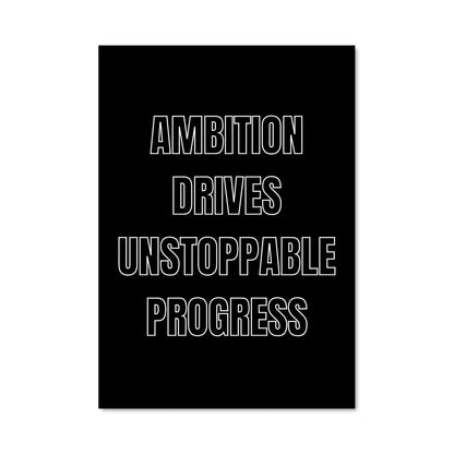 Poster Ambition Inébranlable