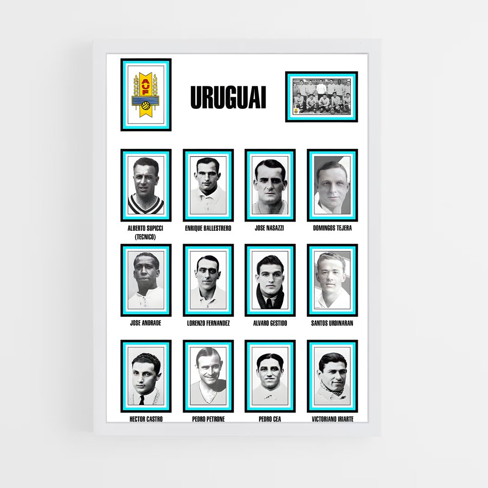 ap-uruguay national football team-3 cadre Blanc
