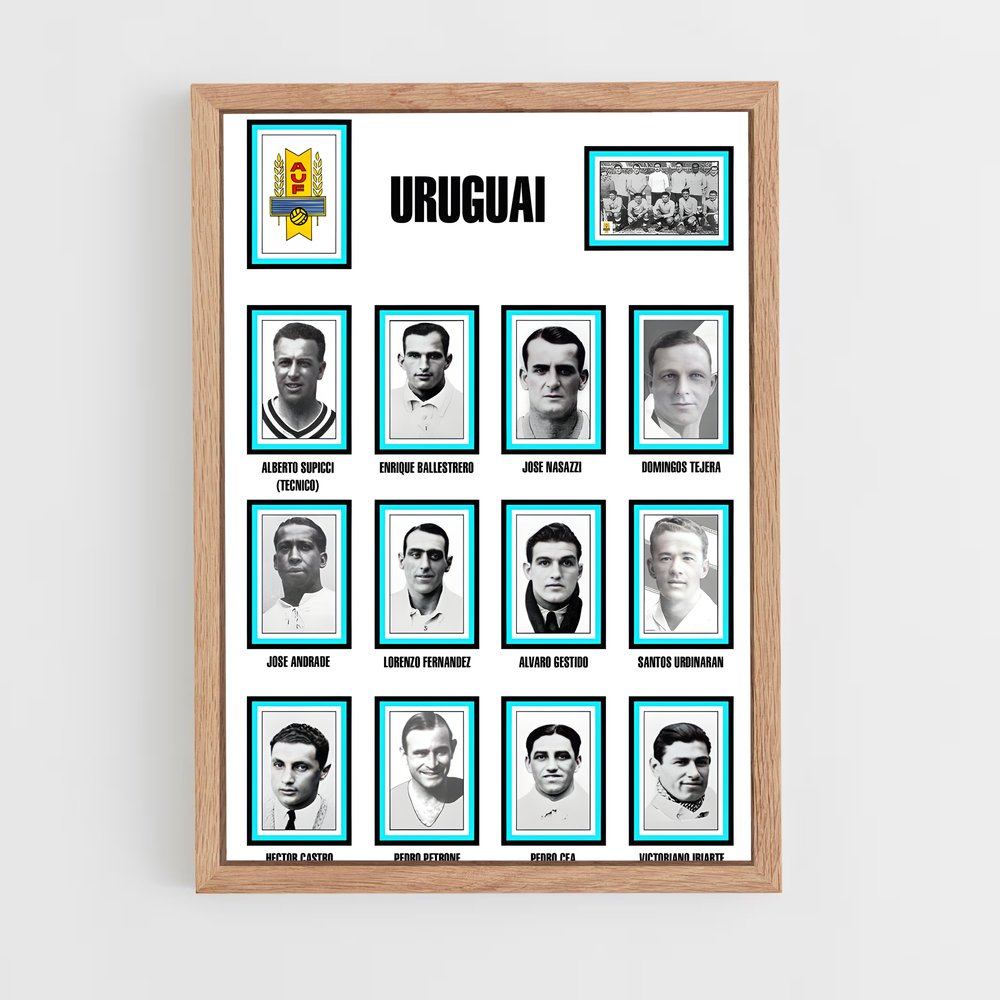 ap-uruguay national football team-3 cadre Bois clair