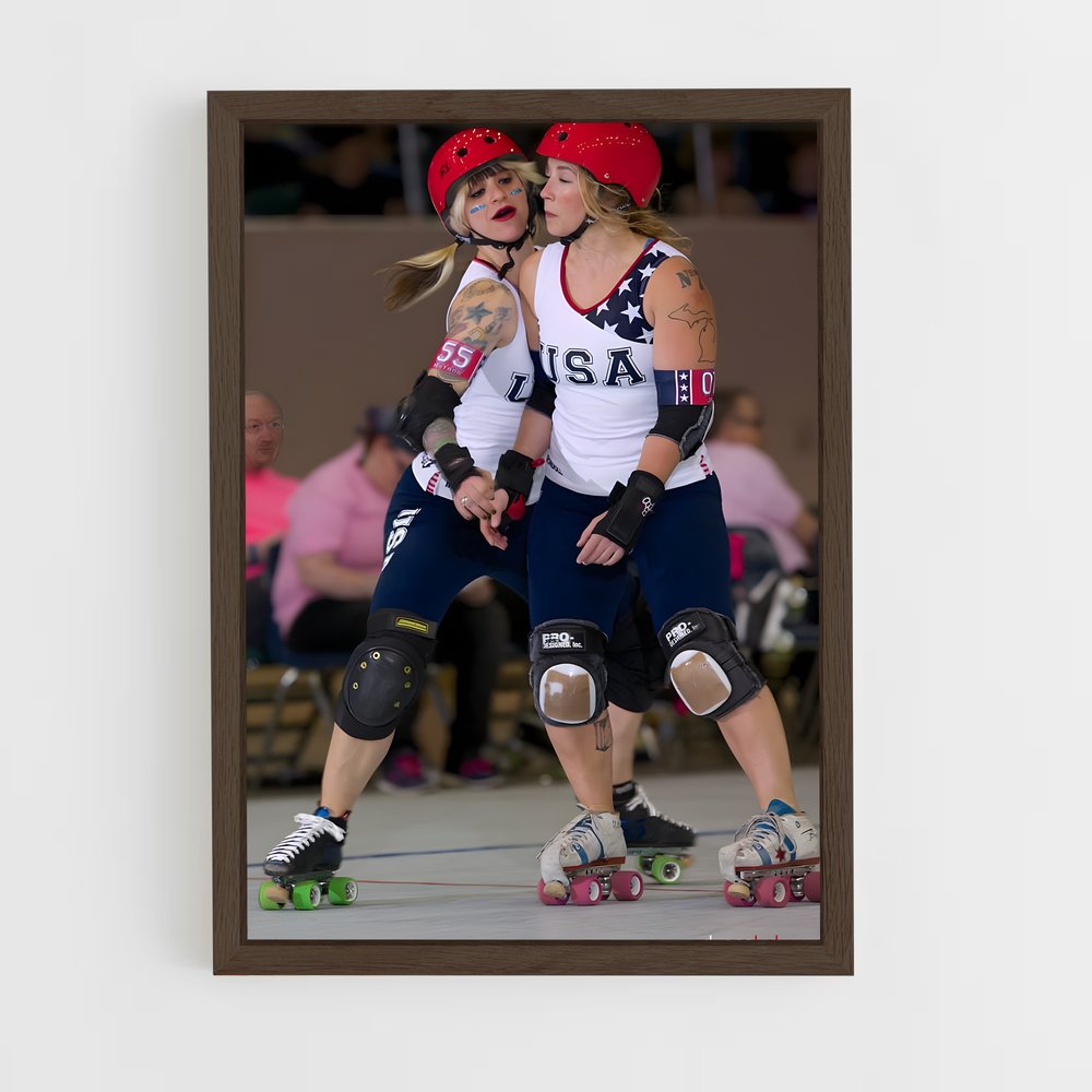 ap-usa roller sports-1 cadre Bois foncé
