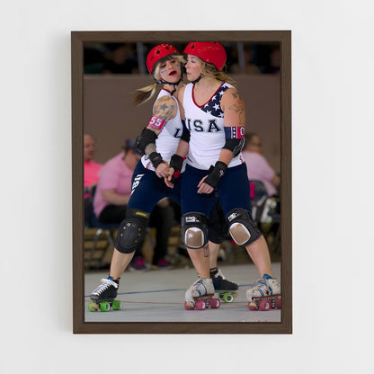 ap-usa roller sports-1 cadre Bois foncé