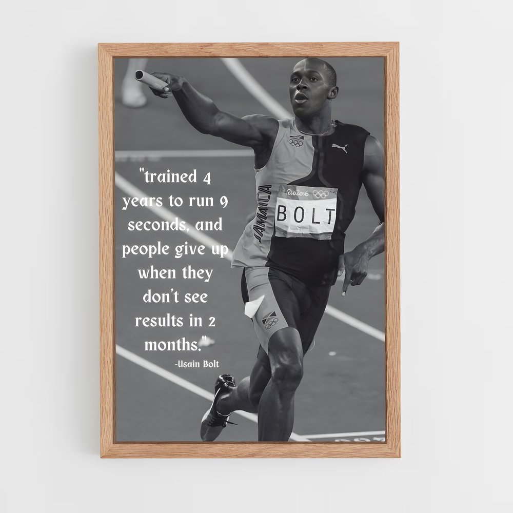 ap-usain bolt-5 cadre Bois clair