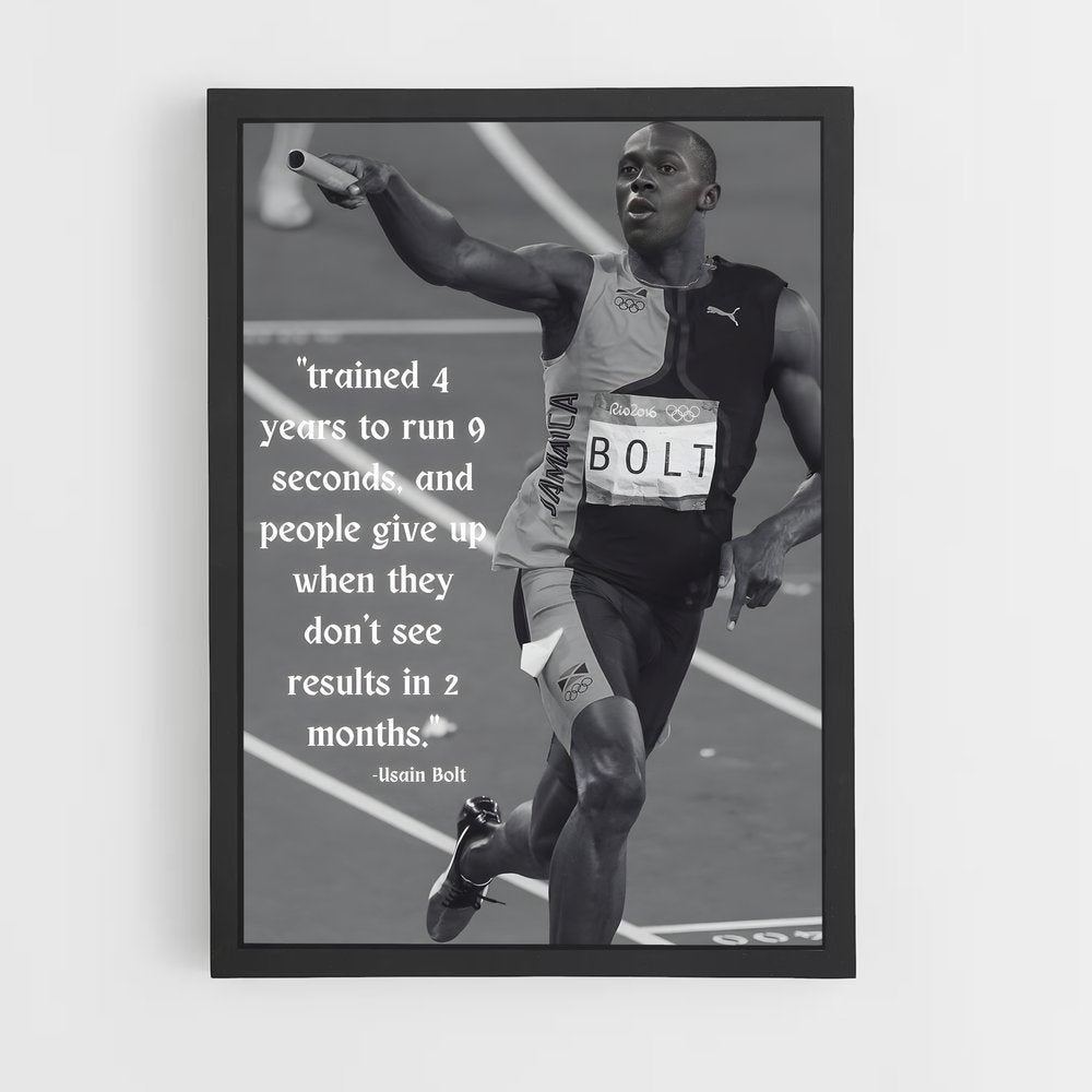 ap-usain bolt-5 cadre Noir