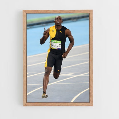 ap-usain bolt-6 cadre Bois clair