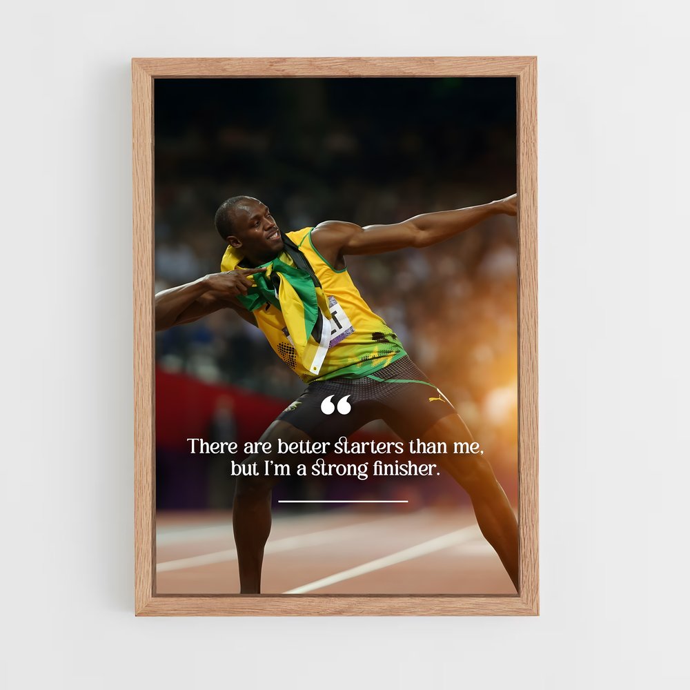 ap-usain bolt-7 cadre Bois clair