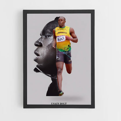 ap-usain bolt-9 cadre Noir