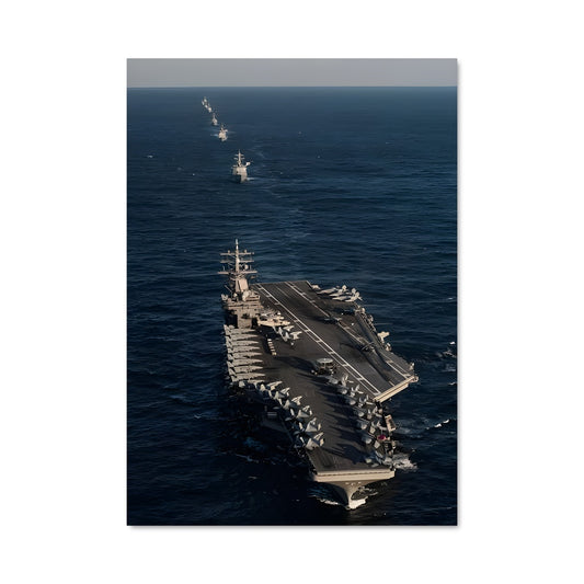 Poster USS Reagan en Action