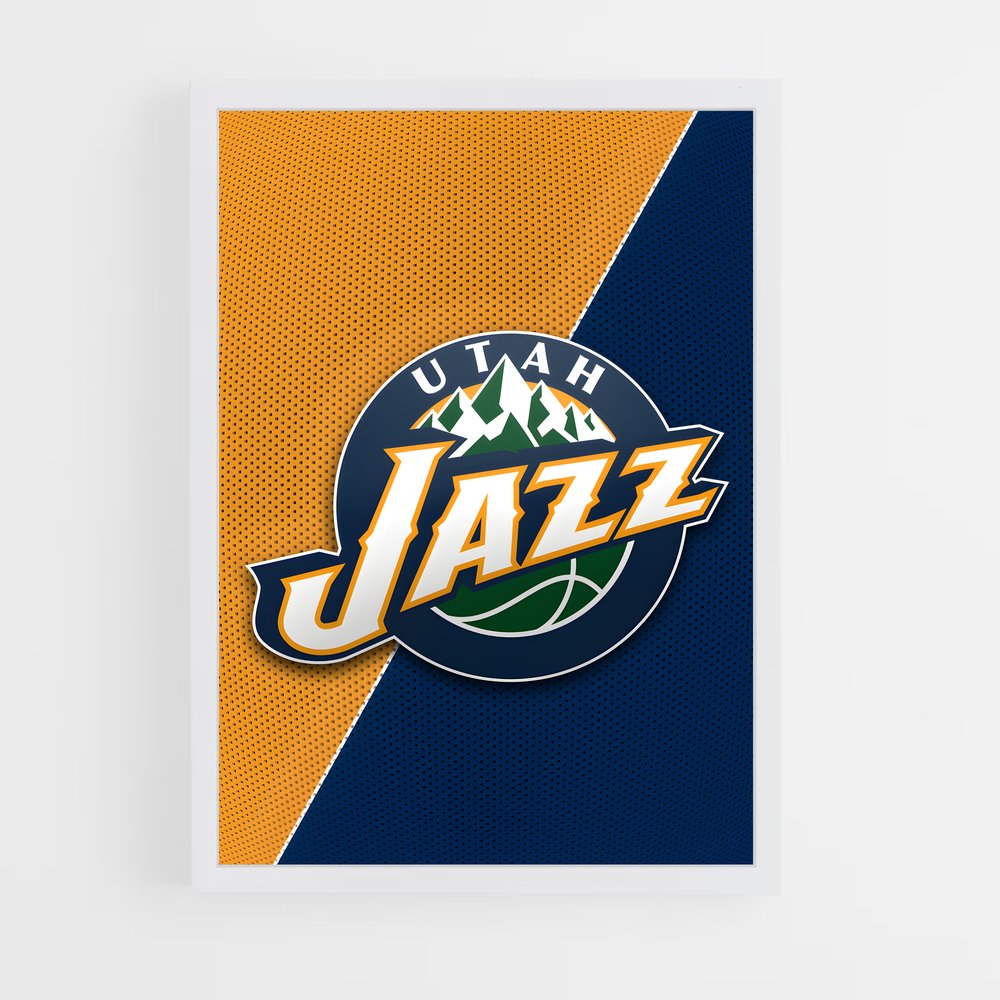 ap-utah jazz-1 cadre Blanc