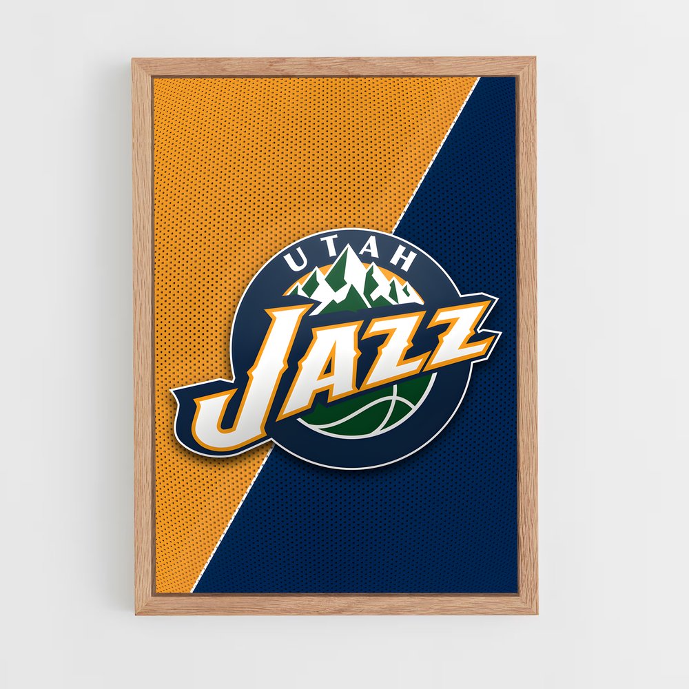 ap-utah jazz-1 cadre Bois clair