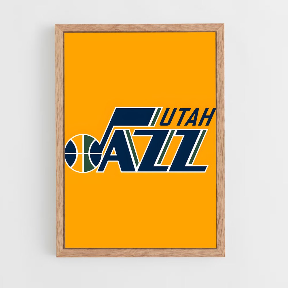 ap-utah jazz-2 cadre Bois clair