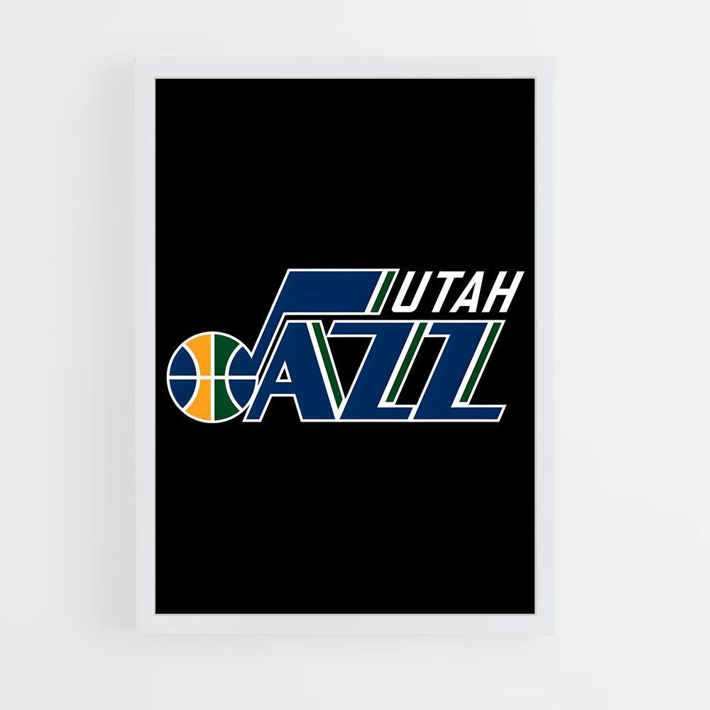 ap-utah jazz-5 cadre Blanc