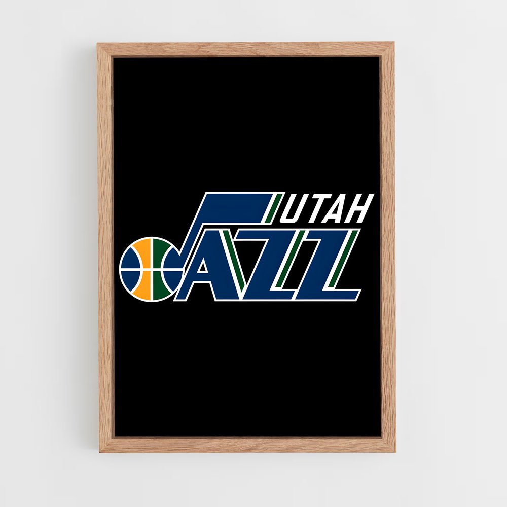 ap-utah jazz-5 cadre Bois clair