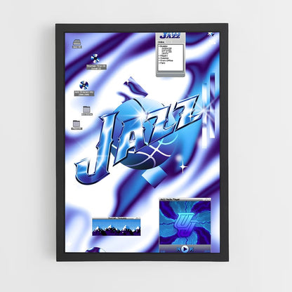 ap-utah jazz-6 cadre Noir