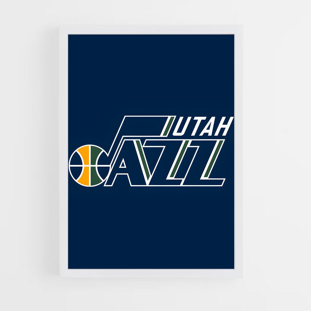 ap-utah jazz-9 cadre Blanc