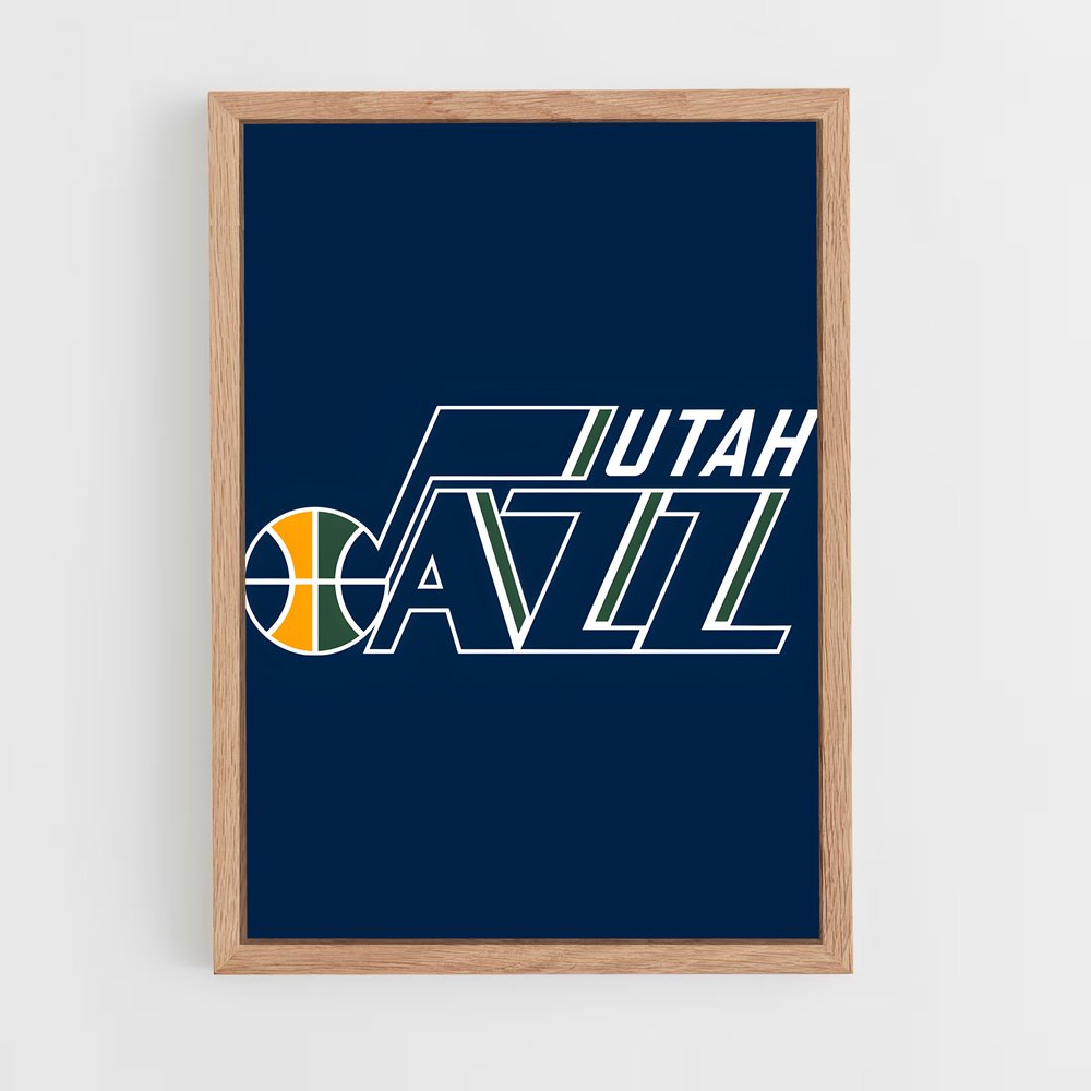 ap-utah jazz-9 cadre Bois clair