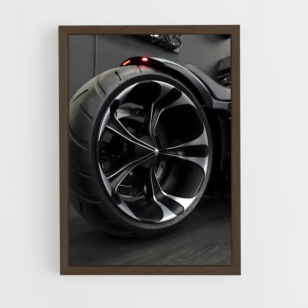 ap-v-rod-4 cadre Bois foncé