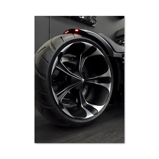 Poster V-Rod Noir et Blanc