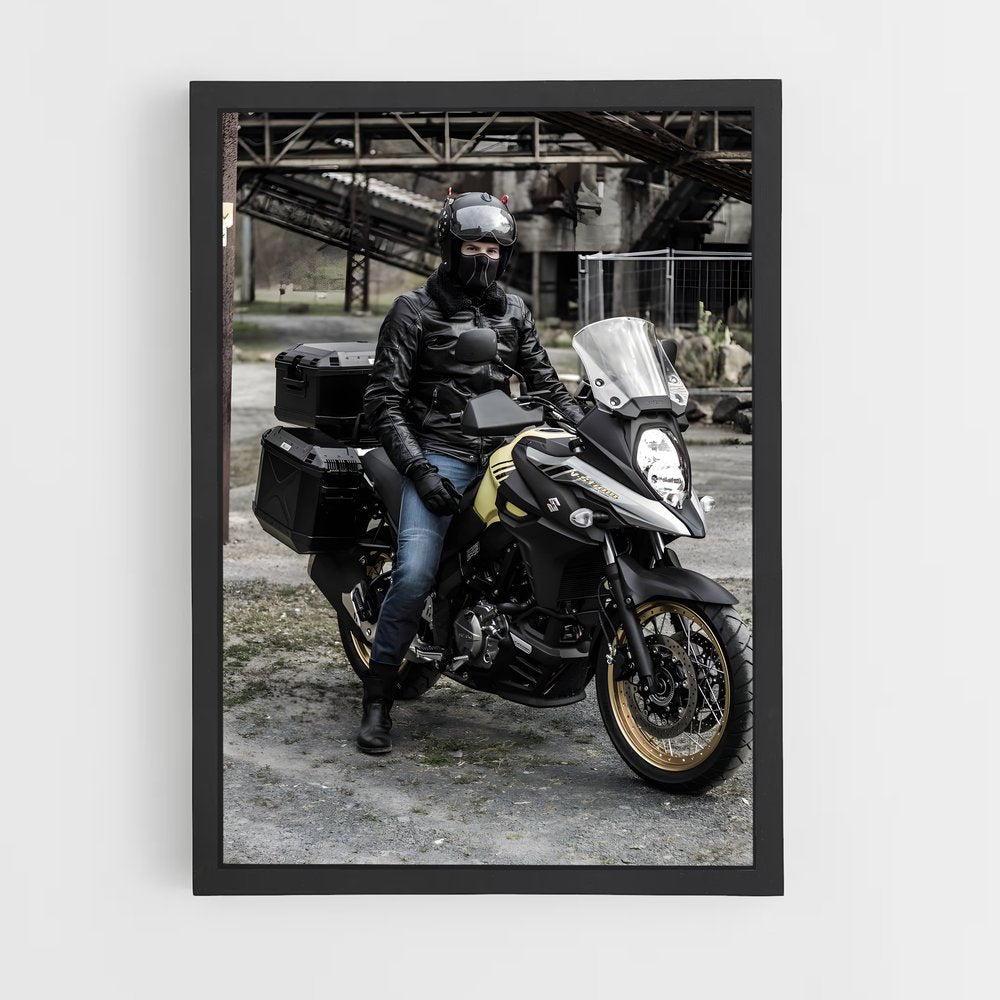 ap-v-strom 650-2 cadre Noir