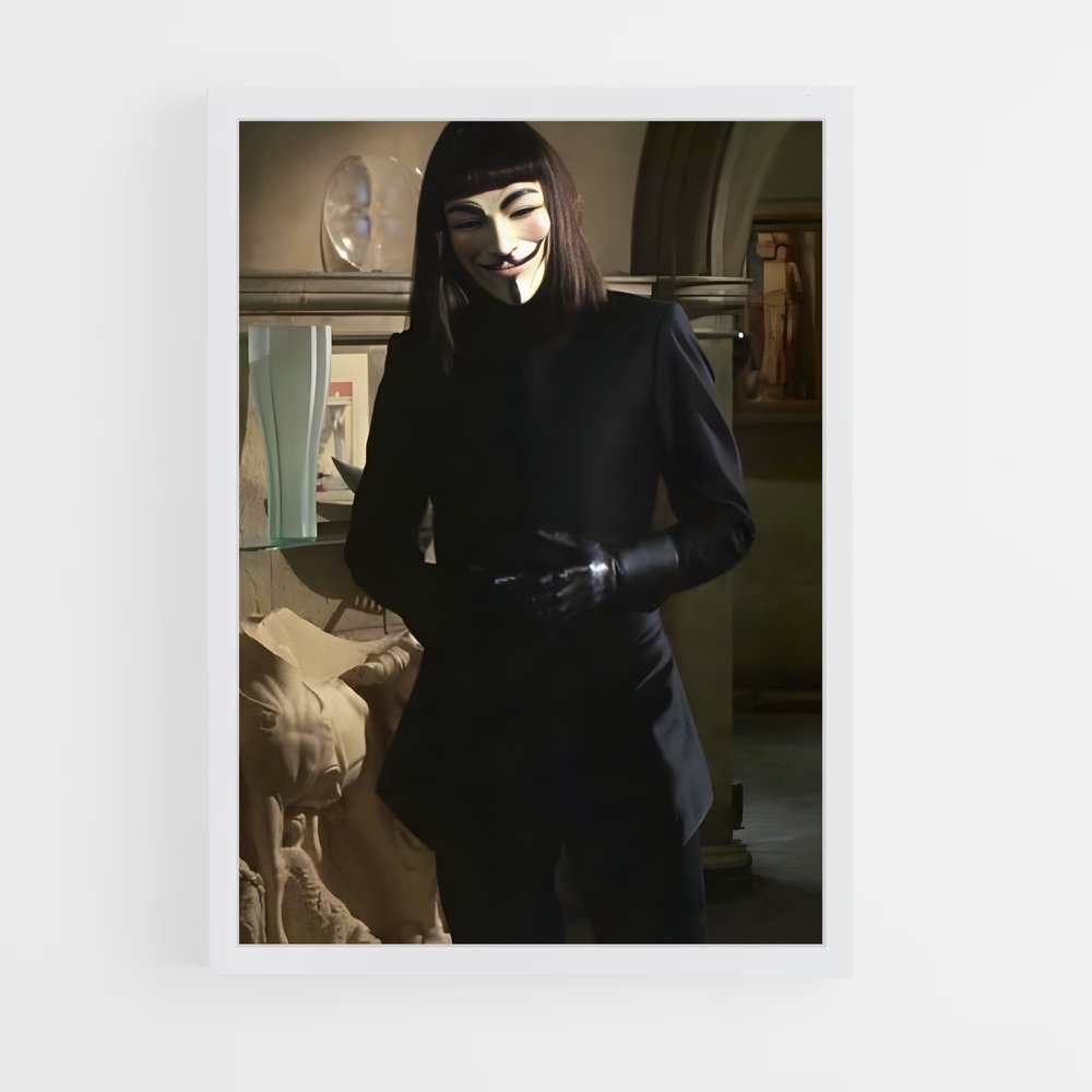 ap-v for vendetta-1 cadre Blanc