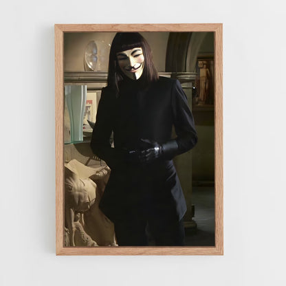 ap-v for vendetta-1 cadre Bois clair