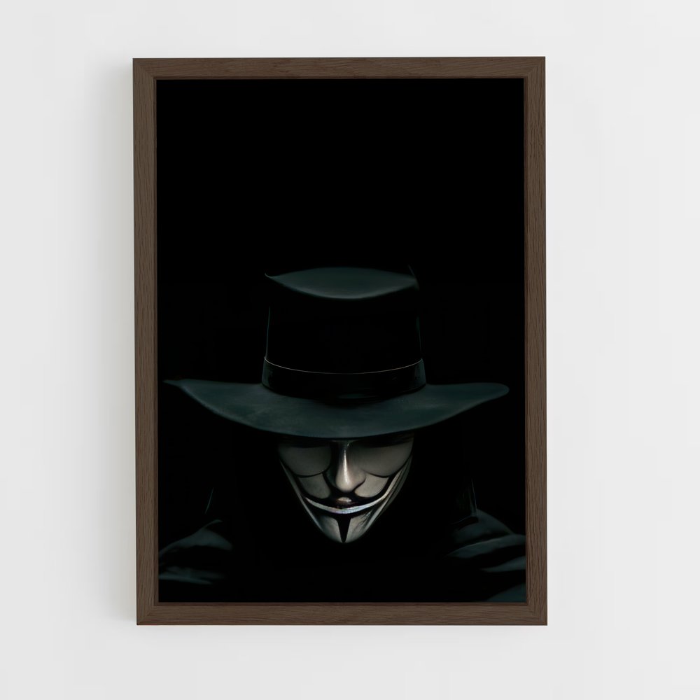 ap-v for vendetta-2 cadre Bois foncé