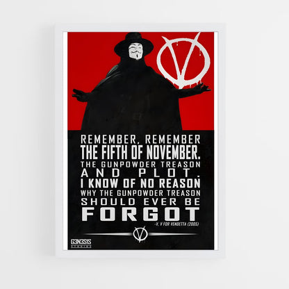 ap-v for vendetta-3 cadre Blanc