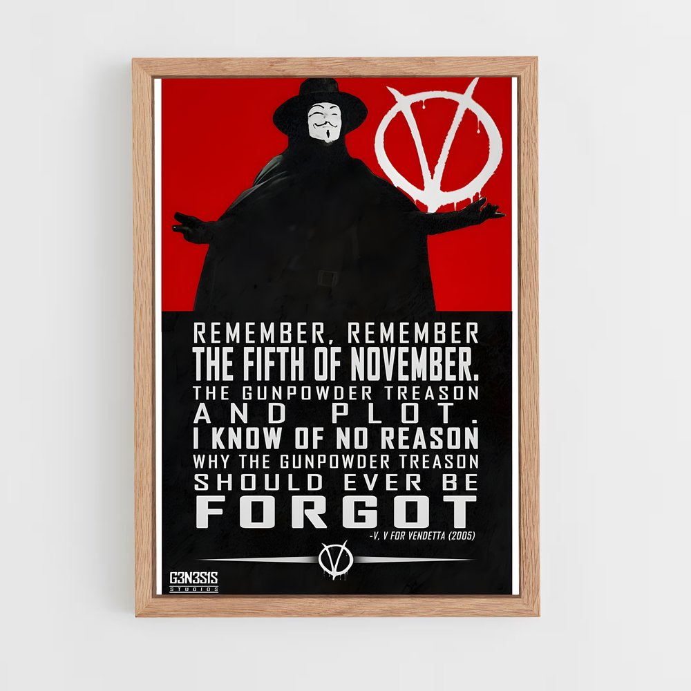 ap-v for vendetta-3 cadre Bois clair