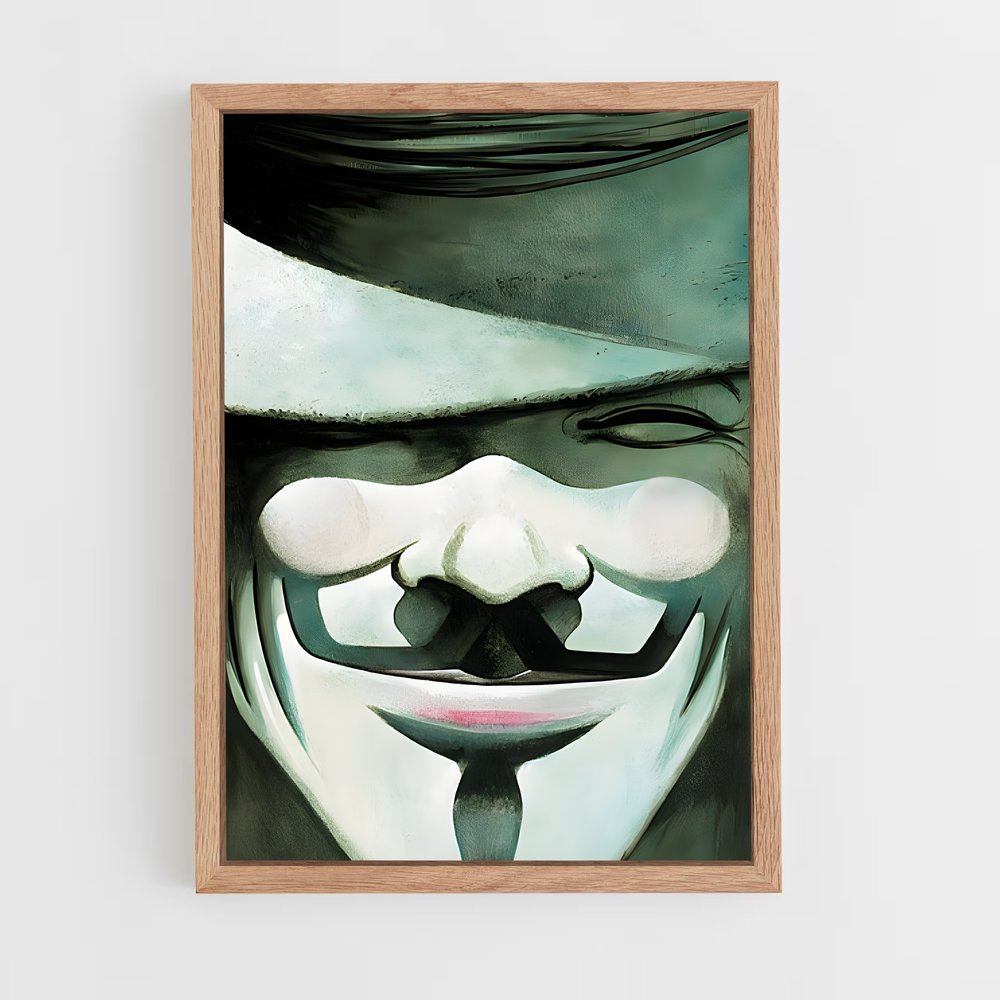 ap-v for vendetta-5 cadre Bois clair