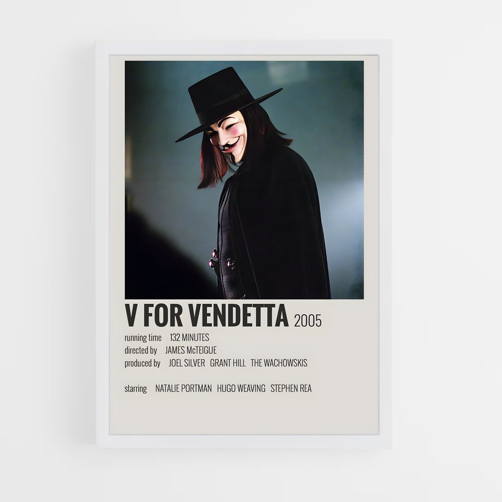 ap-v for vendetta-7 cadre Blanc