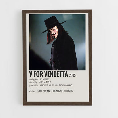 ap-v for vendetta-7 cadre Bois foncé