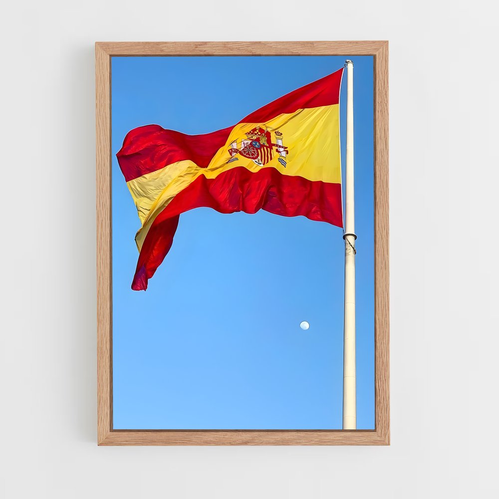ap-valencia flag-1 cadre Bois clair