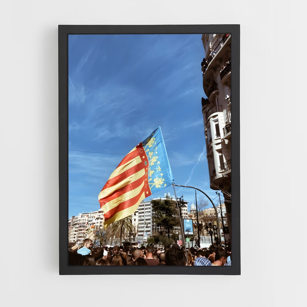 ap-valencia flag-2 cadre Noir