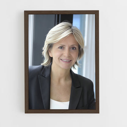 ap-valerie pecresse-1 cadre Bois foncé