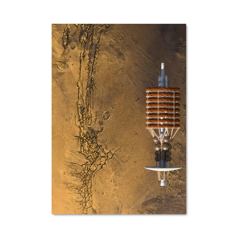 Poster Rover au Cœur de Valles Marineris