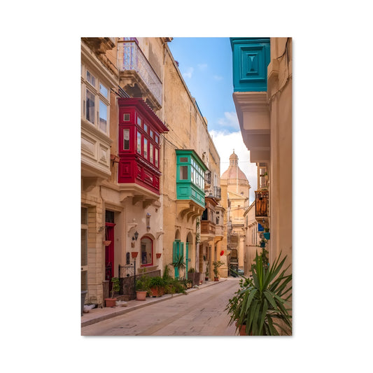 Poster Rue Étroite de la Valette