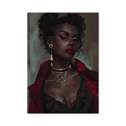 Poster Dame Rouge