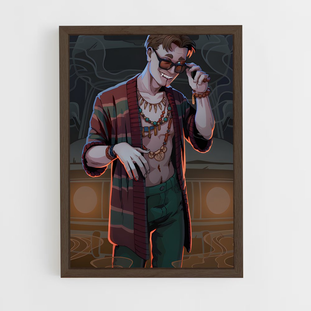 ap-vampire the masquerade-7 cadre Bois foncé