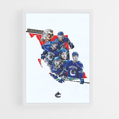 ap-vancouver canucks-12 cadre Blanc