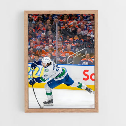 ap-vancouver canucks-14 cadre Bois clair