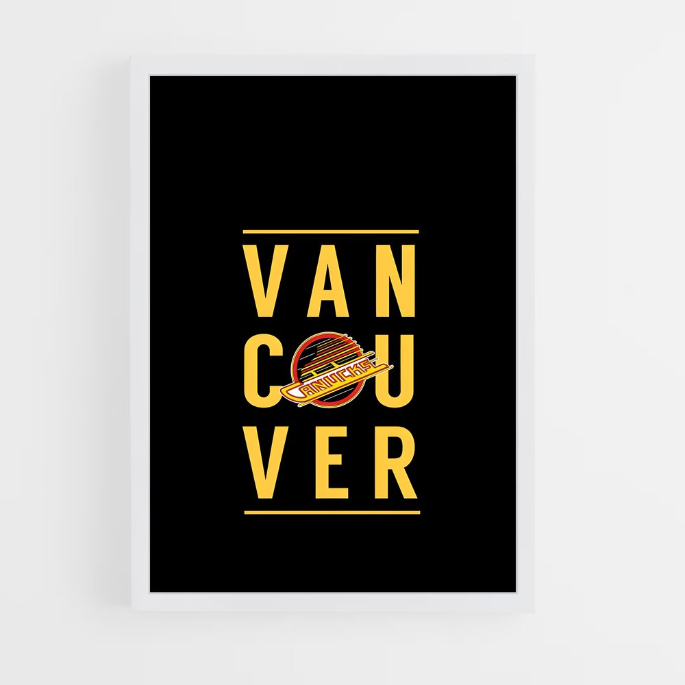 ap-vancouver canucks-8 cadre Blanc