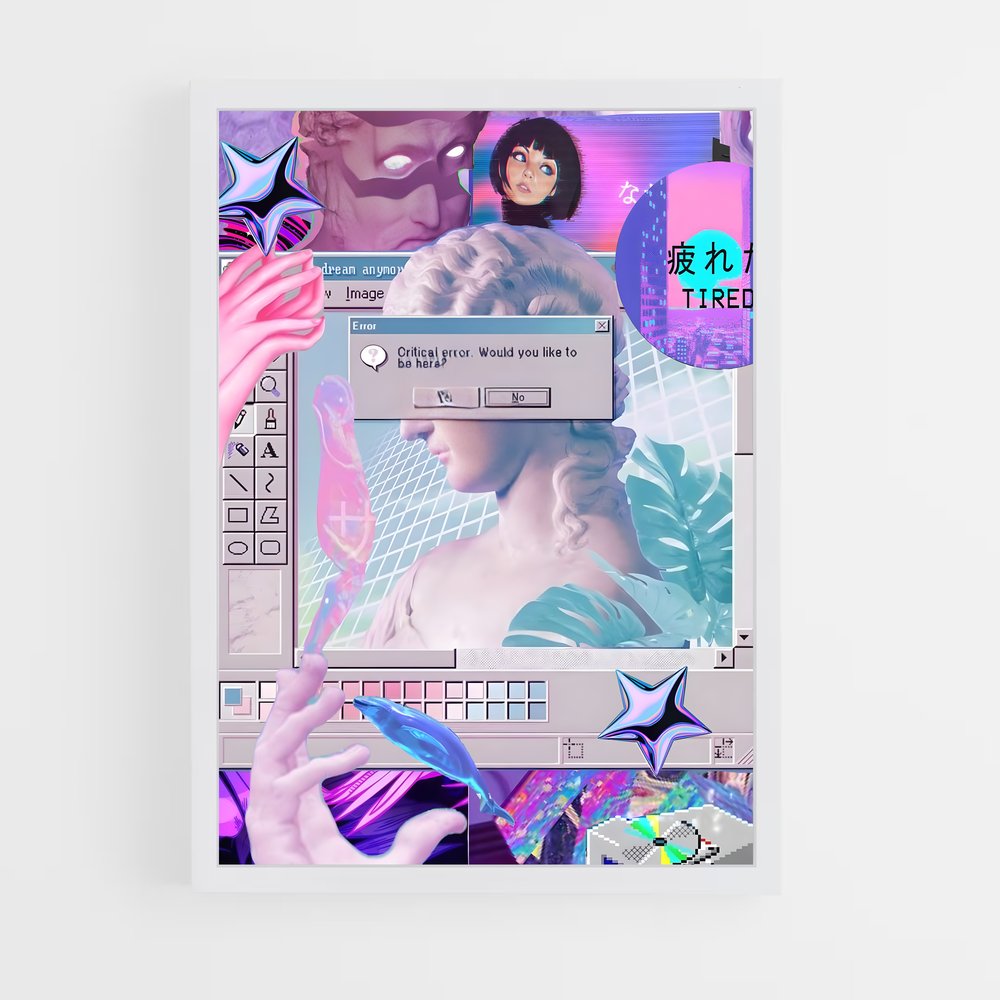 ap-vaporwave-2 cadre Blanc