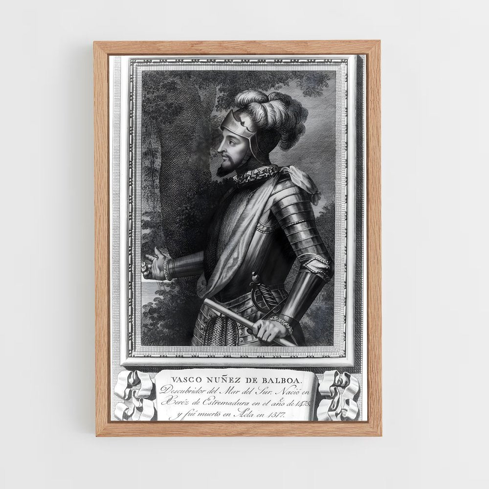 ap-vasco nunez de balboa-1 cadre Bois clair