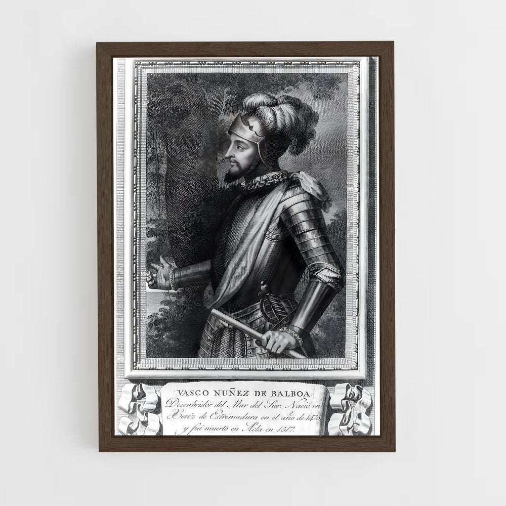 ap-vasco nunez de balboa-1 cadre Bois foncé