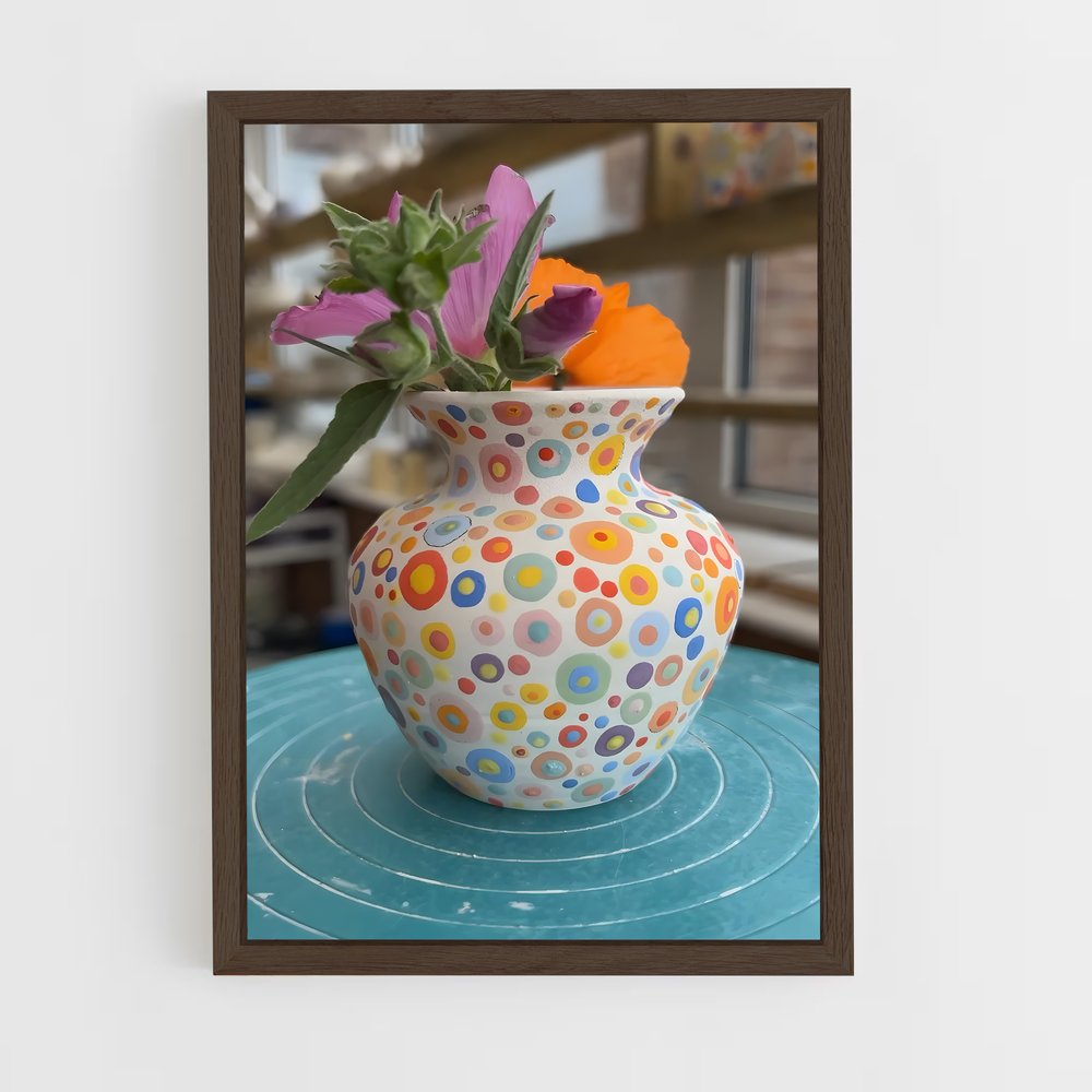 ap-vase-11 cadre Bois foncé