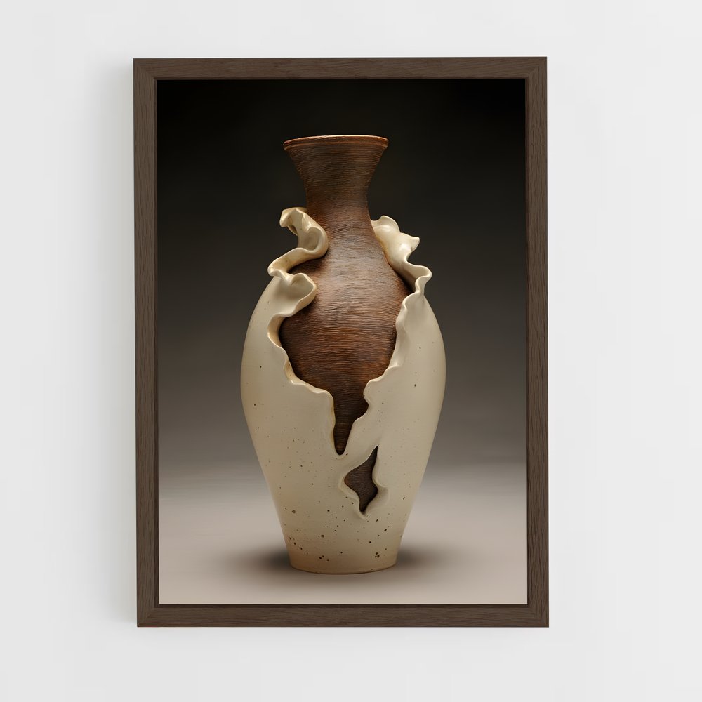 ap-vase-4 cadre Bois foncé