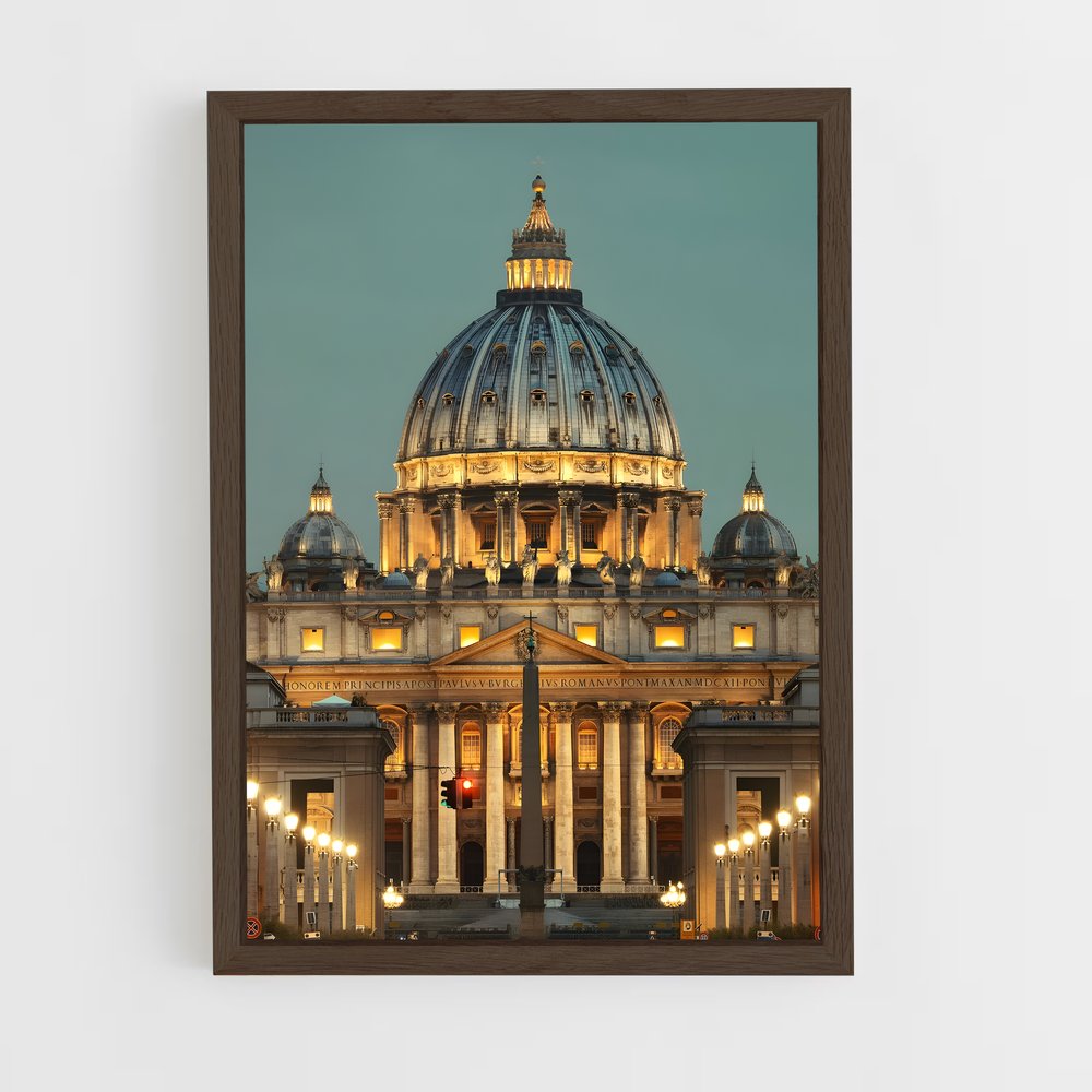 ap-vatican-1 cadre Bois foncé