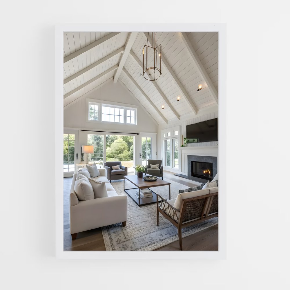 ap-vaulted ceilings-1 cadre Blanc