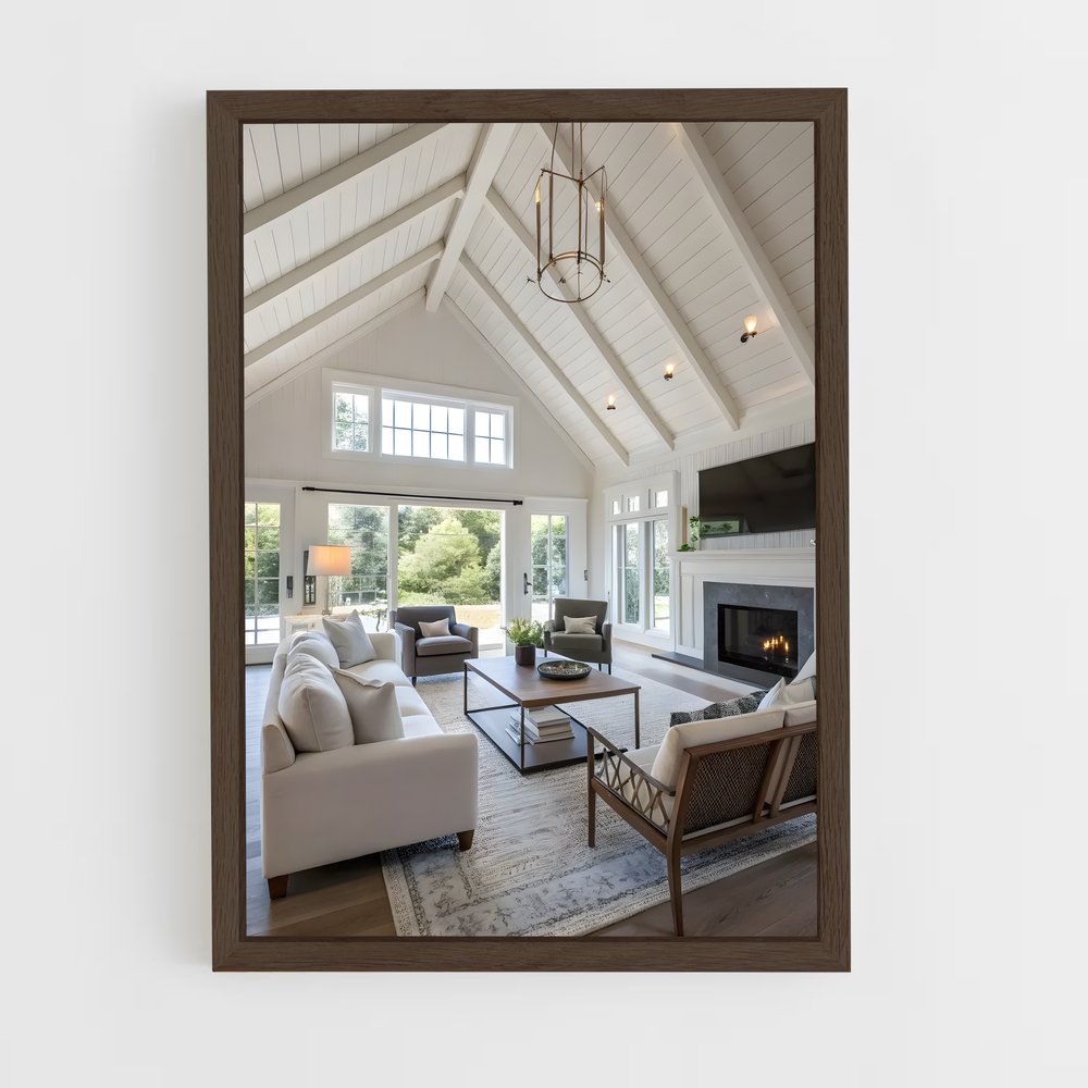 ap-vaulted ceilings-1 cadre Bois foncé