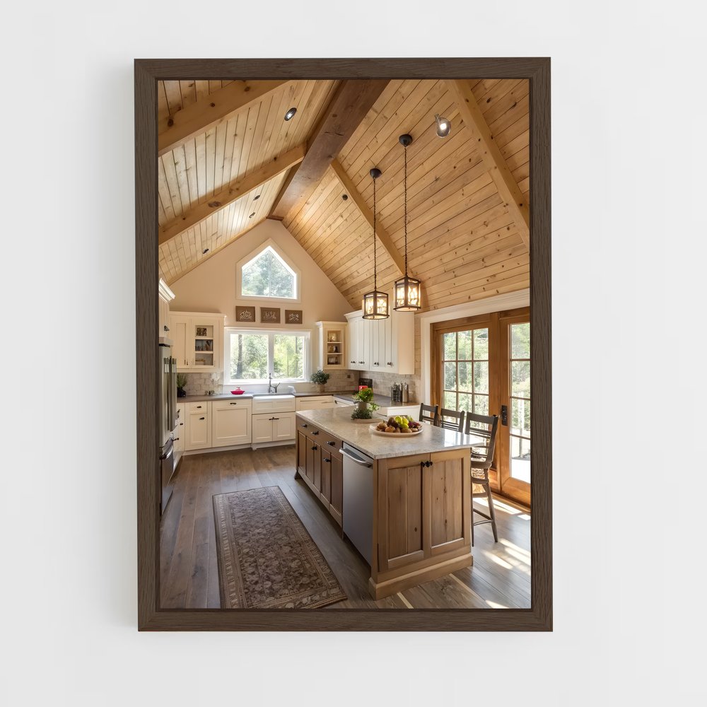 ap-vaulted ceilings-3 cadre Bois foncé