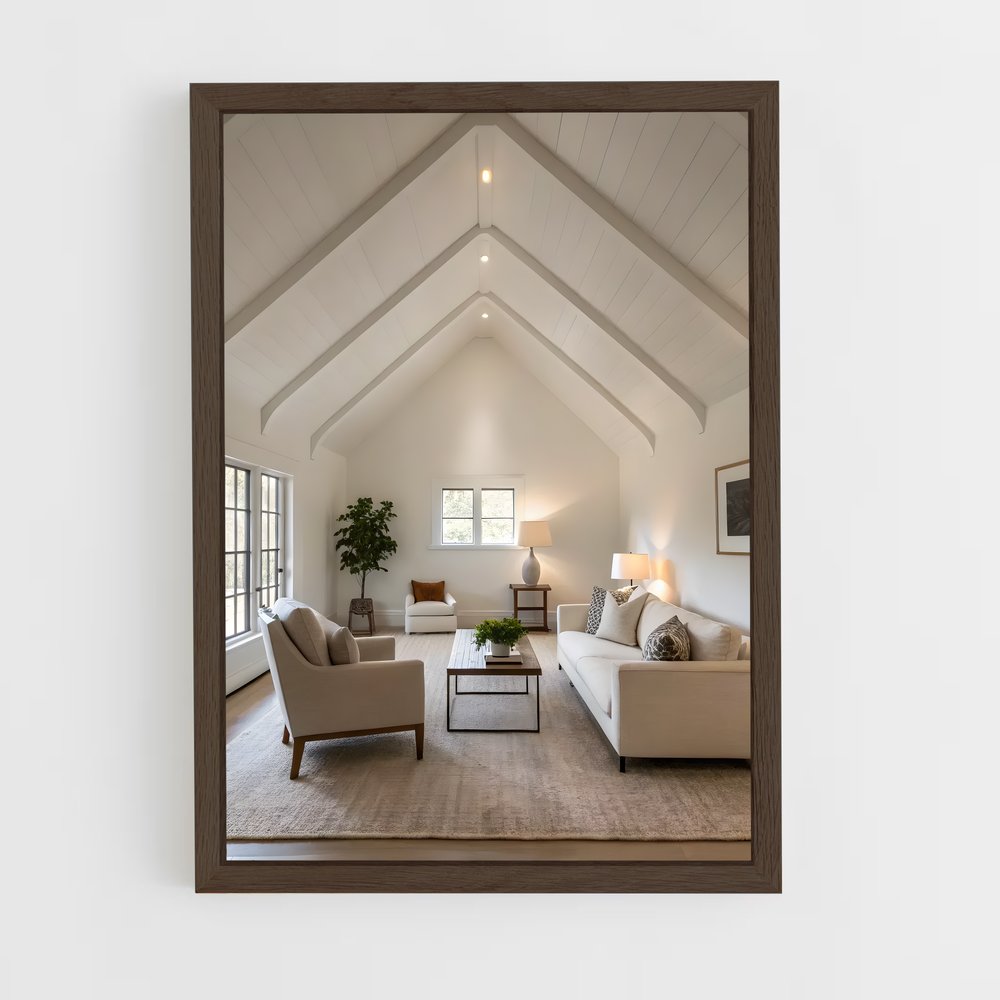 ap-vaulted ceilings-4 cadre Bois foncé